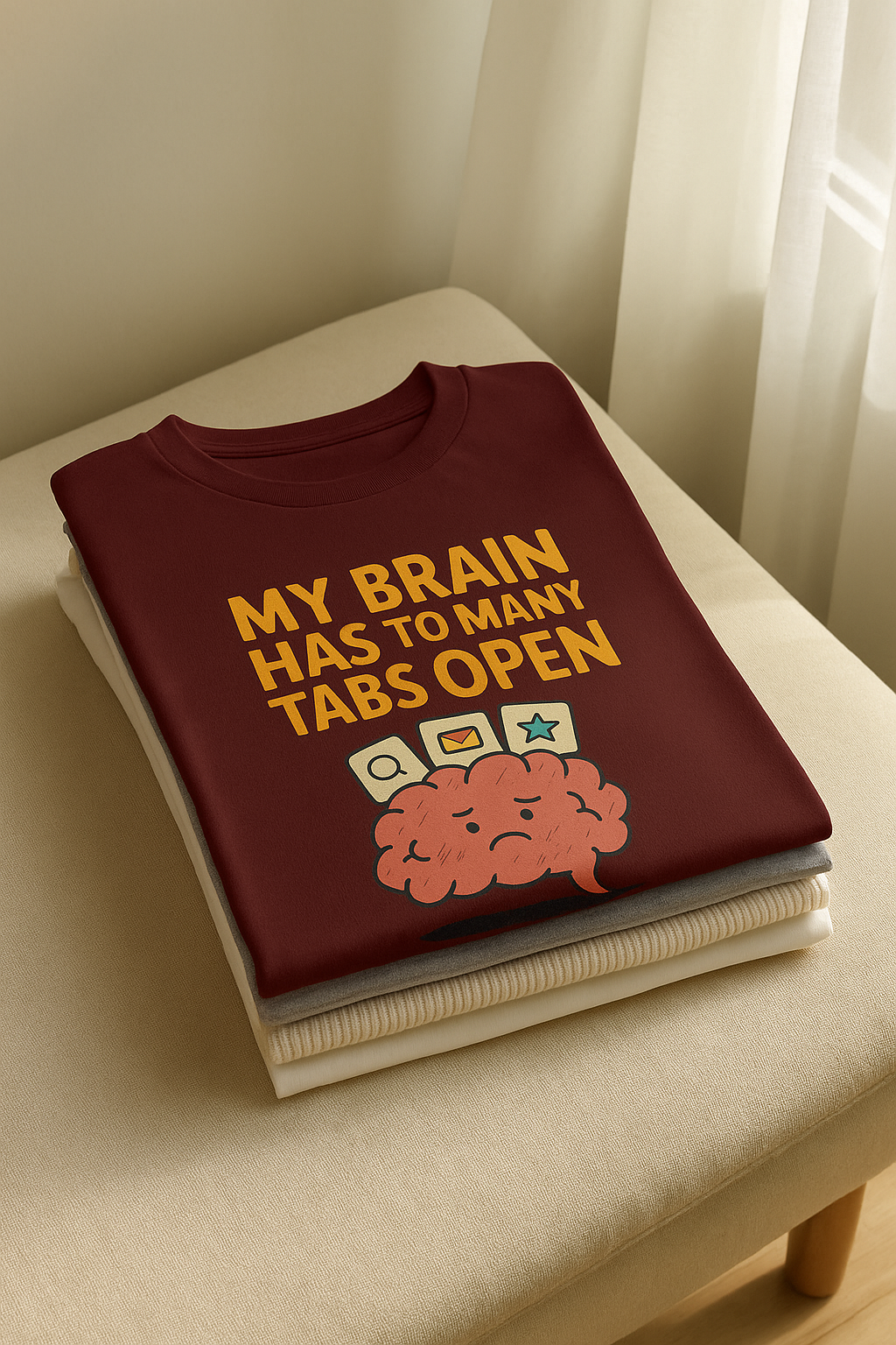 Tabzilla – Brain Full Mode Classic T-Shirt