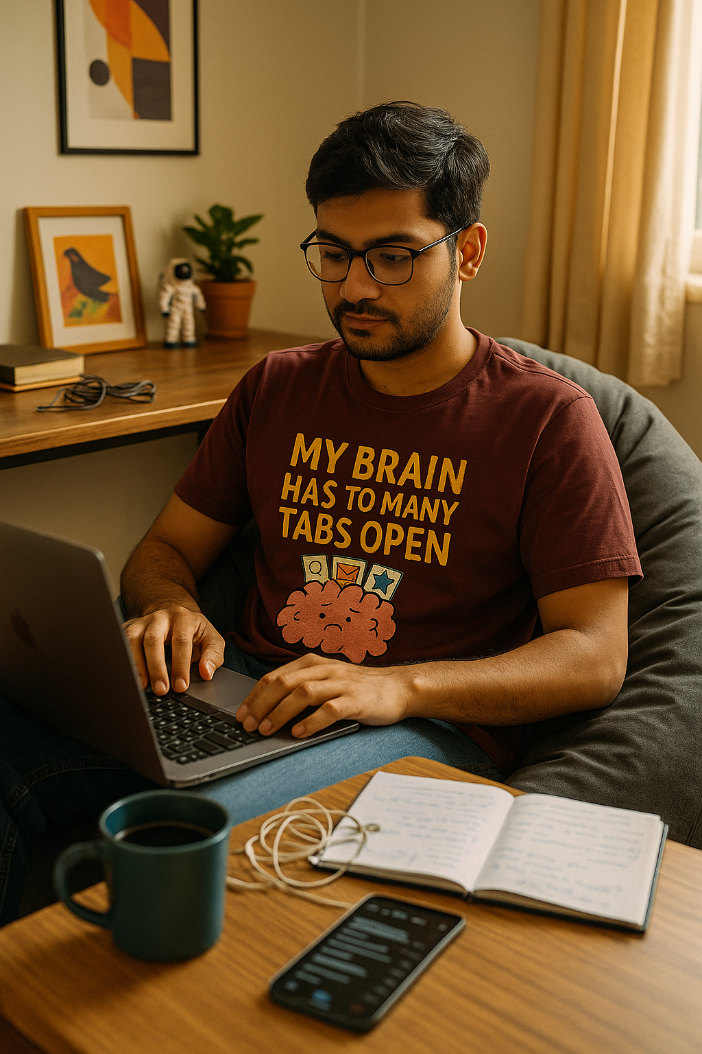 Tabzilla – Brain Full Mode Classic T-Shirt